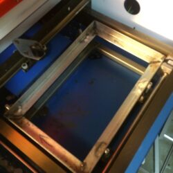 K40 laser cutter bed